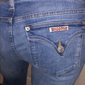 Cuffed ankle cut Hudson jeans